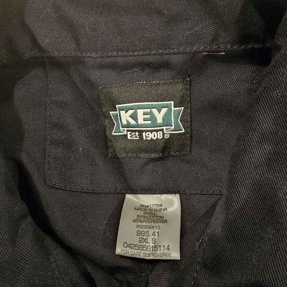 Key ~ Men's ~ Deluxe Unlined Long Sleeve Coveralls -  2XL S- 995.41. - Picture 10 of 16